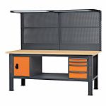 Werkbank mit LED-Lampe 