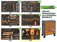 Werkzeugwagen 411-teilig 