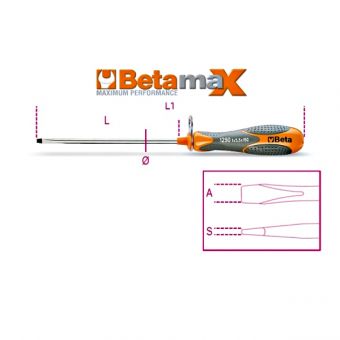 Schraubendreher 1290HS 0,8x4x150