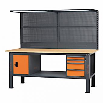 Werkbank mit LED-Lampe 